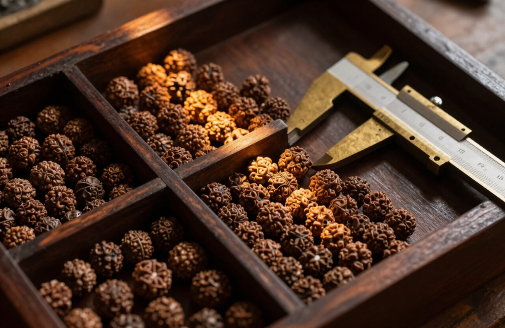Grading Rudraksha beads