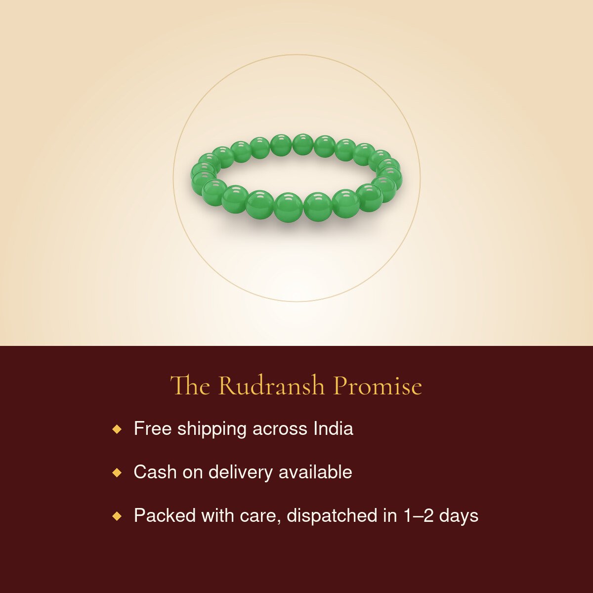 Green Aventurine Bracelet Elastic – free shipping, cash on delivery