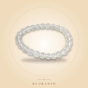 Milky Moonstone Beaded Bracelet