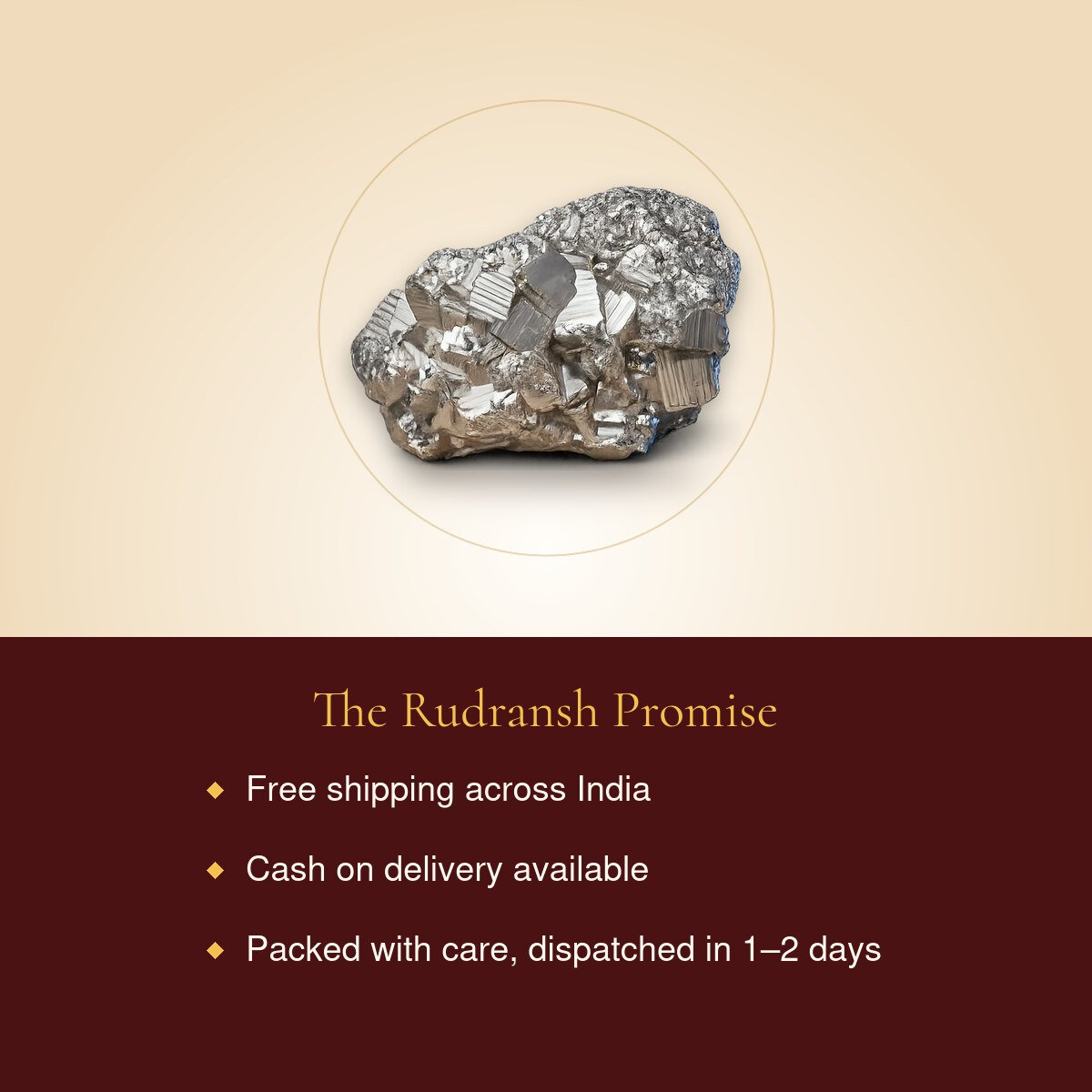 Pyrite Stone – free shipping, cash on delivery