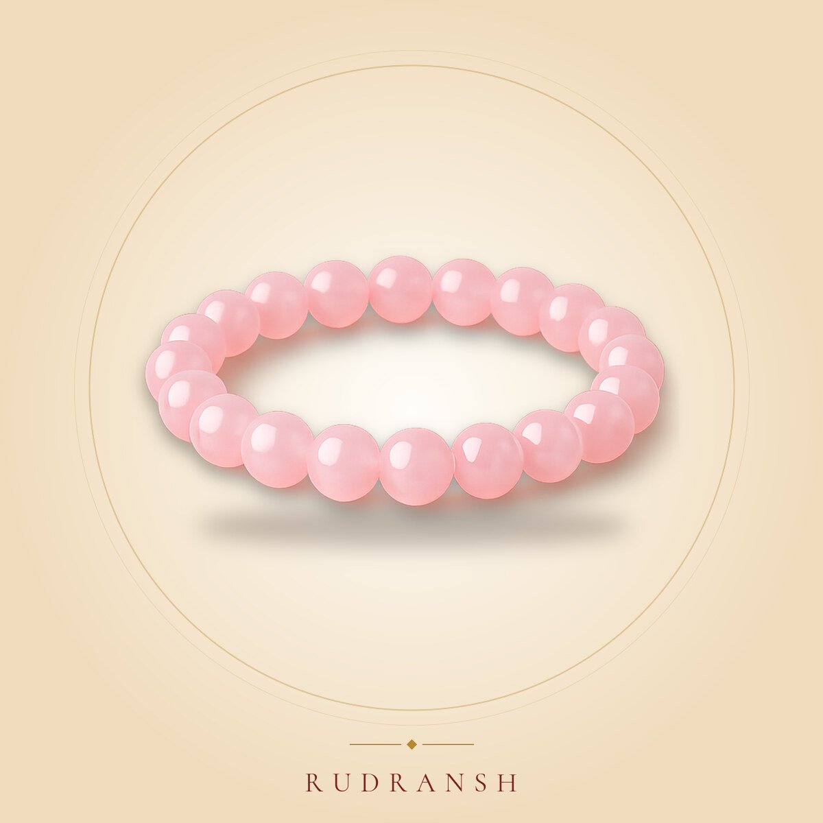 Rose Quartz Beaded Bracelet